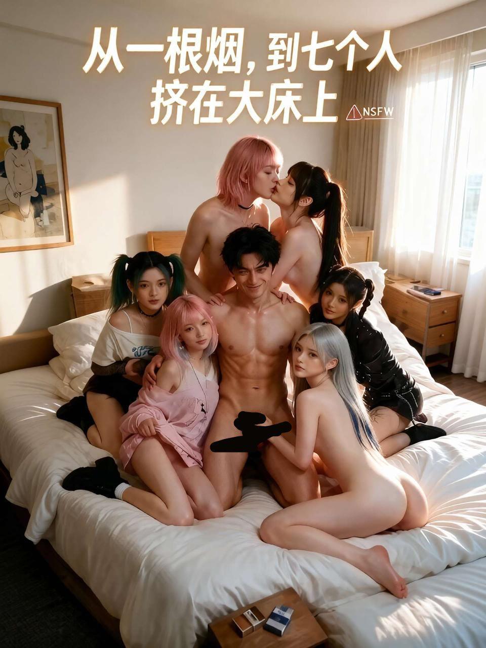 《《从一根烟到七个人挤在大床上》》封面